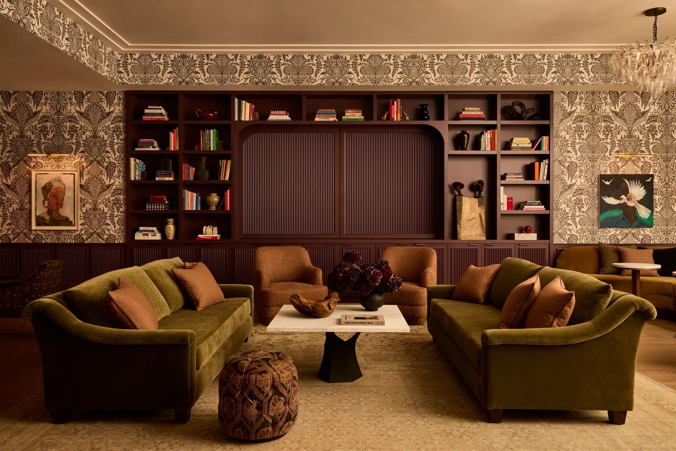 A view into The Symposium, private members' club Moss New York's hub of Intelligent Leisure programming.