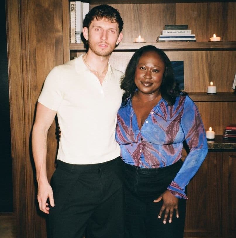 A photo of Patrick Dooley and Sandrine Charles inside private members' club Moss New York